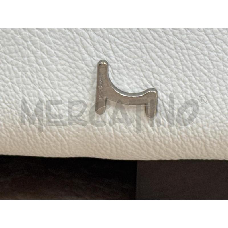 DIVANO RELAX NICOLETTI PELLE BIANCO | Mercatino dell'Usato Roma montemario 2