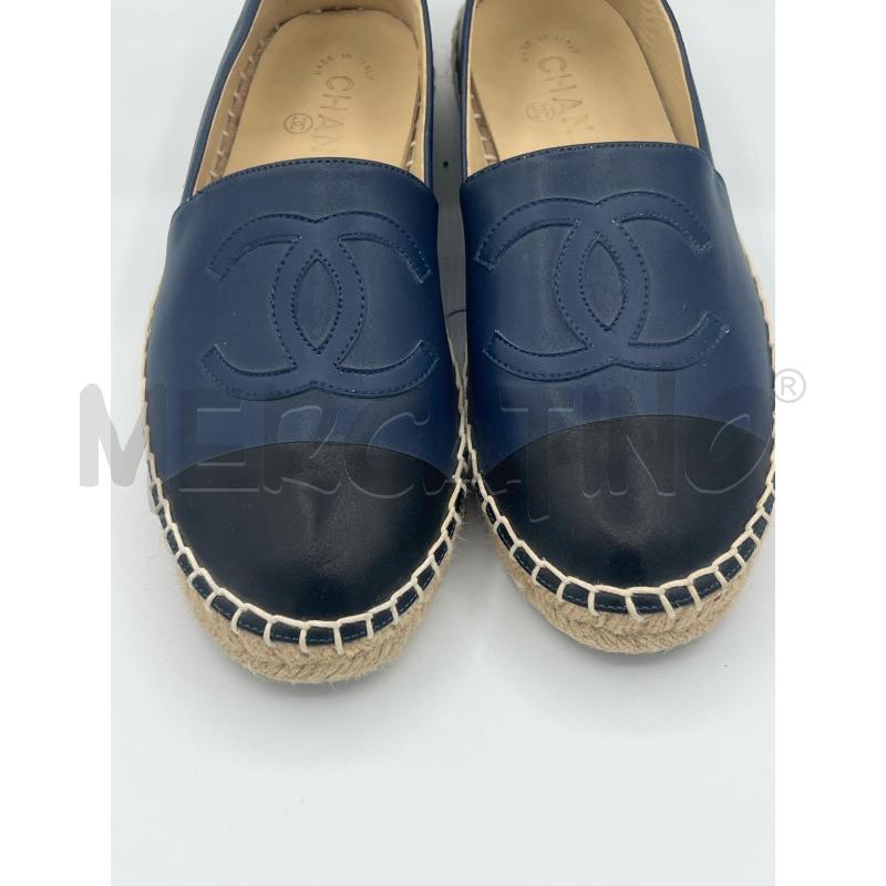 ESPADRILLAS DONNA BLU NERE CHANEL  | Mercatino dell'Usato Roma montemario 2