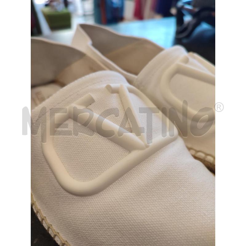 ESPADRILLAS UOMO BIANCHE VALENTINO | Mercatino dell'Usato Roma montemario 3