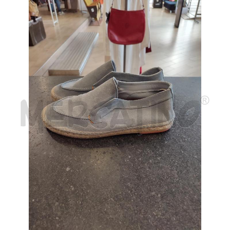 ESPADRILLAS UOMO CELESTE SANTONI SCAMOSCIATE | Mercatino dell'Usato Roma montemario 2