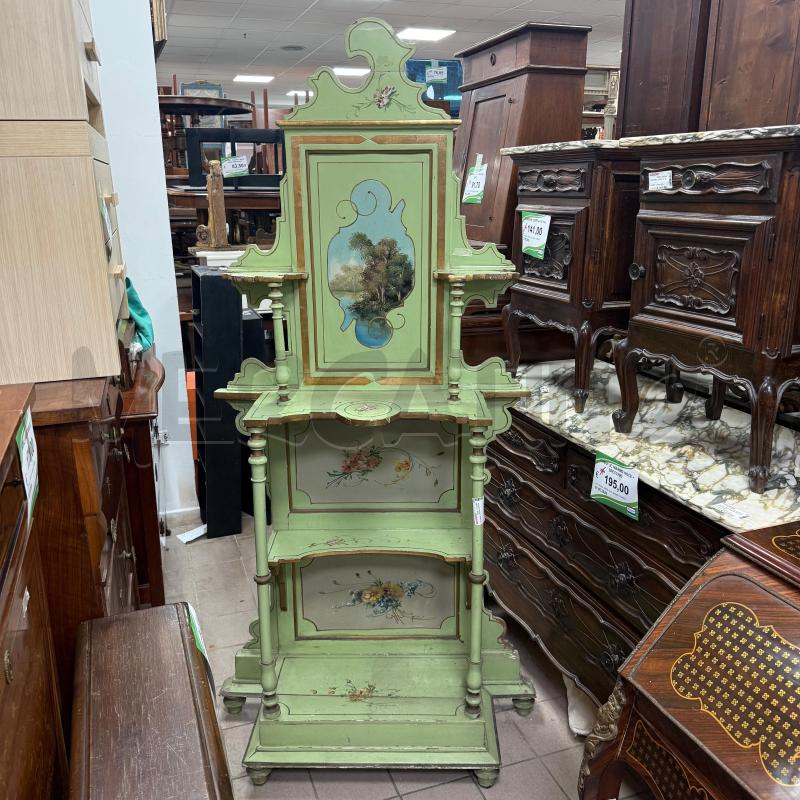 ETAGERE VERDE DIPINTA | Mercatino dell'Usato Roma montemario 1