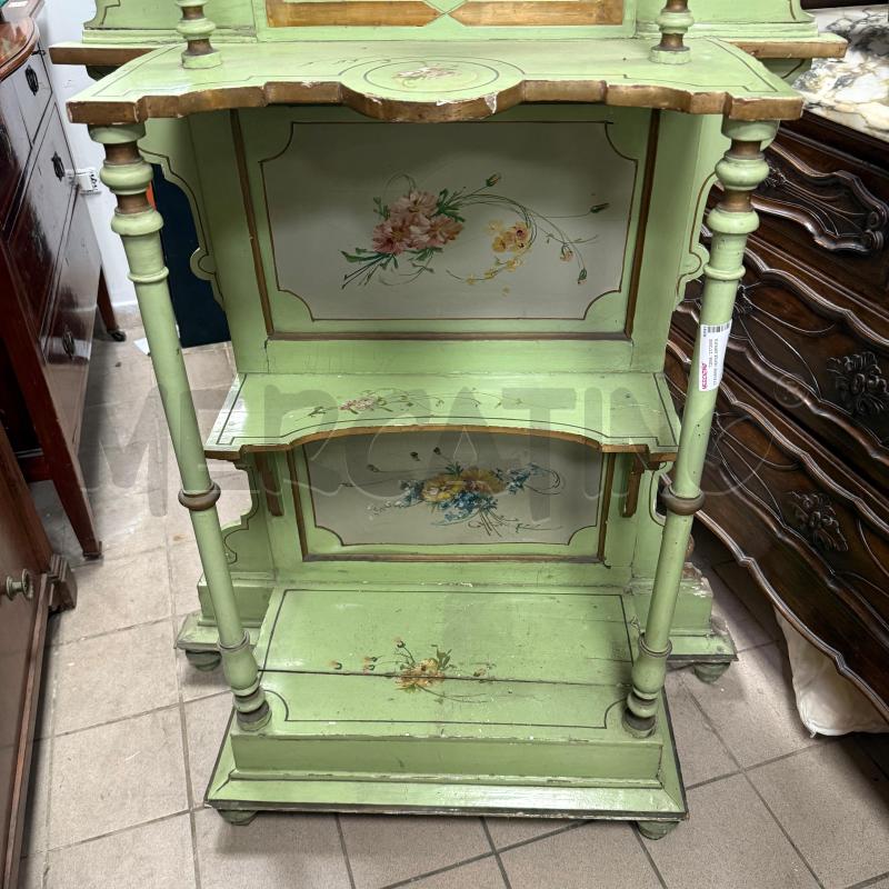 ETAGERE VERDE DIPINTA | Mercatino dell'Usato Roma montemario 3