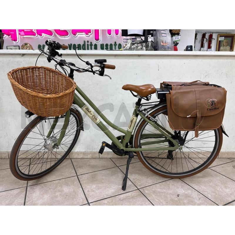 E-BIKE CANELLINI DOLCE VITA CON BORSE | Mercatino dell'Usato Roma montemario 1