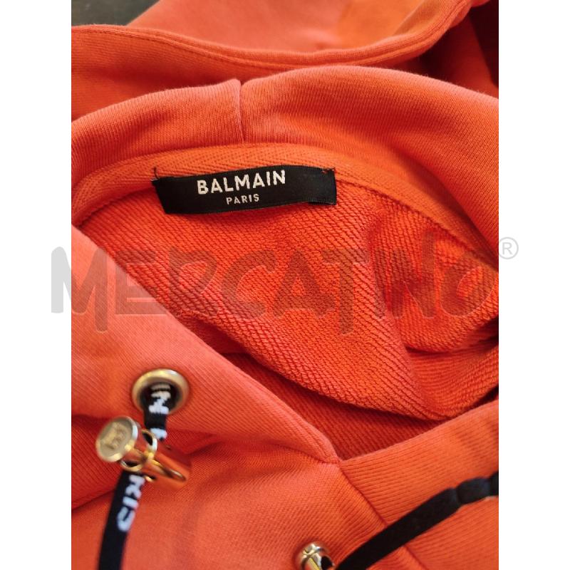 FELPA DONNA ARANCIONE BALMAIN | Mercatino dell'Usato Roma montemario 3