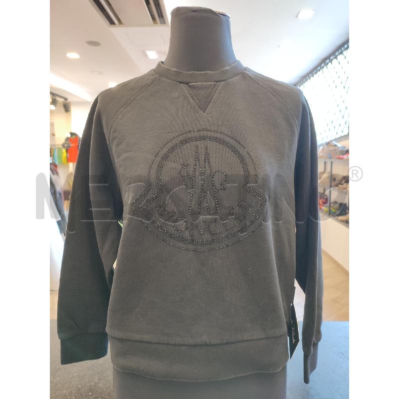 FELPA RAGAZZA NERA MONCLER BRILLANTINI | Mercatino dell'Usato Roma montemario 1