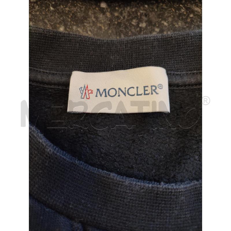FELPA RAGAZZA NERA MONCLER BRILLANTINI | Mercatino dell'Usato Roma montemario 2