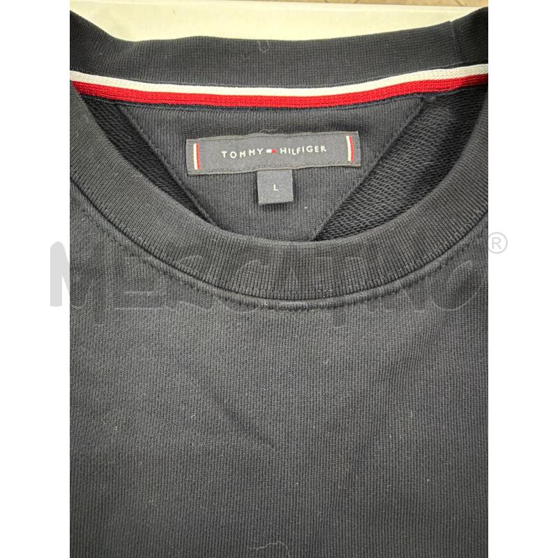 FELPA UOMO BLU TOMMY HILFIGER RIGA CENTRALE | Mercatino dell'Usato Roma montemario 4