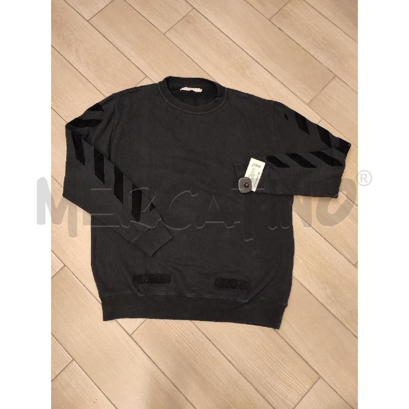 FELPA UOMO DA RIV OFF WHITE VELLUTO | Mercatino dell'Usato Roma montemario 1