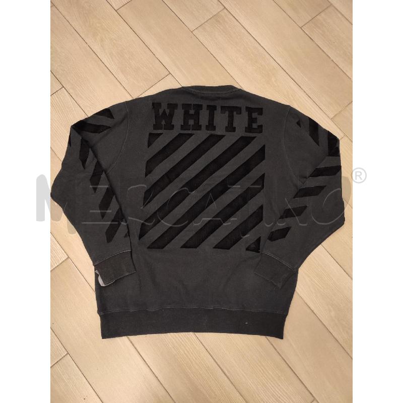 FELPA UOMO DA RIV OFF WHITE VELLUTO | Mercatino dell'Usato Roma montemario 3