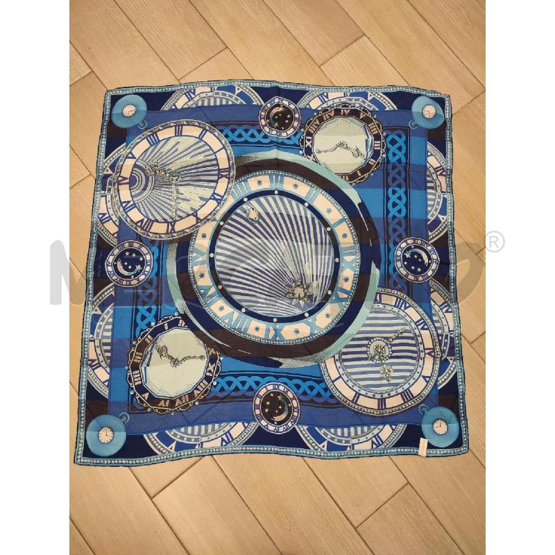 FOULARD BLU MUST DE CARTIER | Mercatino dell'Usato Roma montemario 1