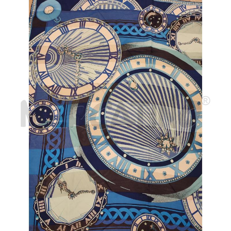 FOULARD BLU MUST DE CARTIER | Mercatino dell'Usato Roma montemario 2