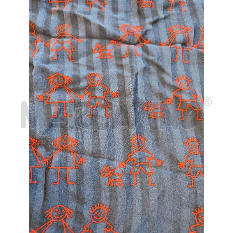 FOULARD BLU ROSSO MOSCHINO | Mercatino dell'Usato Roma montemario 4