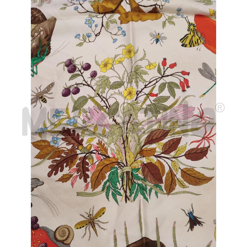 FOULARD VERDE GUCCI FANTASIA BOSCO | Mercatino dell'Usato Roma montemario 3