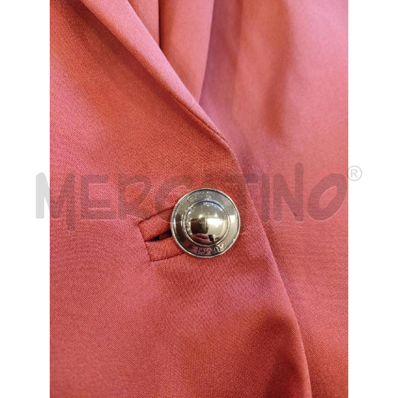GIACCA DONNA ARANCIONE GUCCI SETA BOTTONI DORATI | Mercatino dell'Usato Roma montemario 3