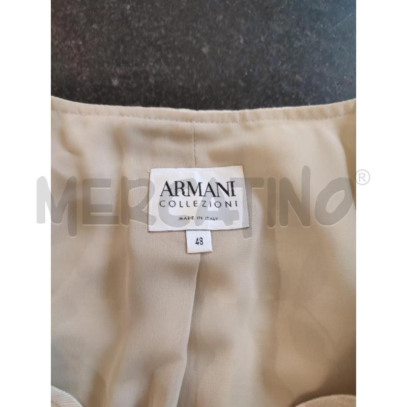GIACCA DONNA BEIGE ARMANI COLLEZIONI | Mercatino dell'Usato Roma montemario 2