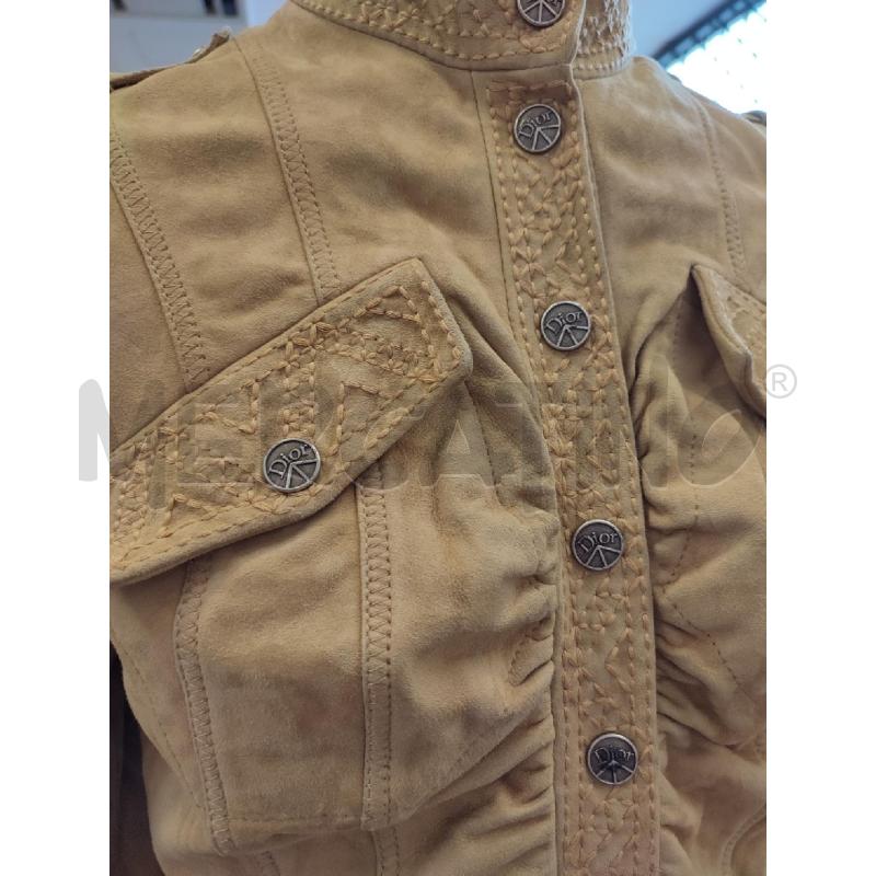 GIACCA DONNA BEIGE CHRISTIAN DIOR BOUTIQUE SCAMOSCIATA | Mercatino dell'Usato Roma montemario 2