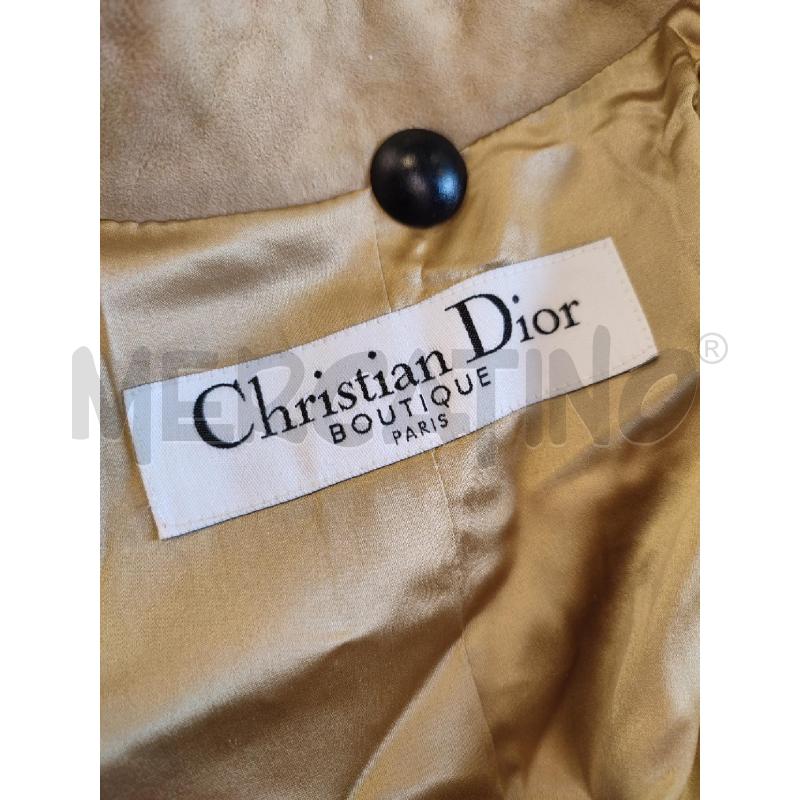 GIACCA DONNA BEIGE CHRISTIAN DIOR BOUTIQUE SCAMOSCIATA | Mercatino dell'Usato Roma montemario 3