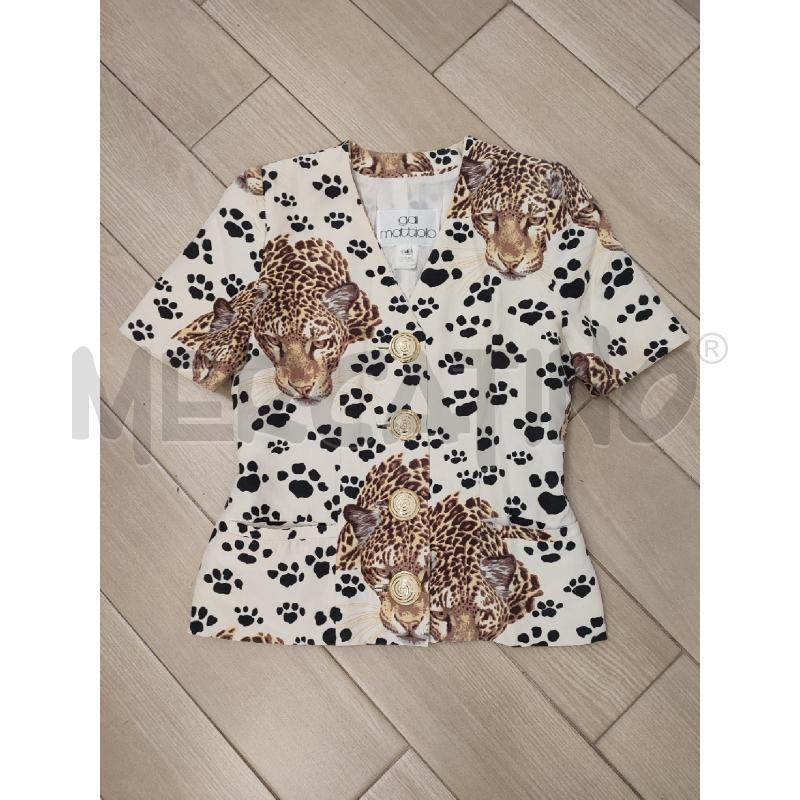 GIACCA DONNA BEIGE GAI MATTIOLO TIGRE | Mercatino dell'Usato Roma montemario 1