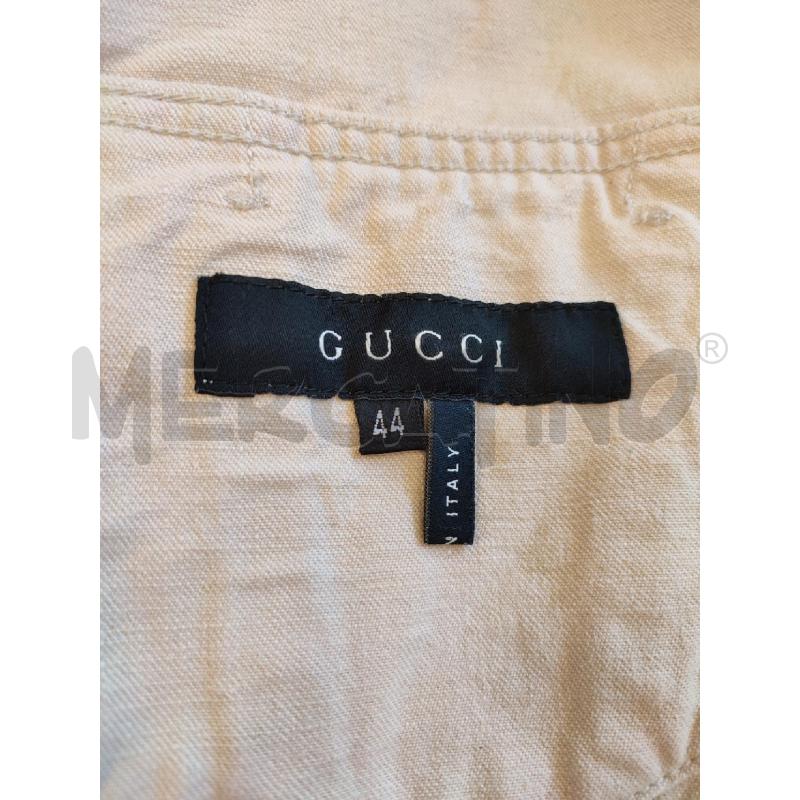 GIACCA DONNA BEIGE JEANS GUCCI | Mercatino dell'Usato Roma montemario 3