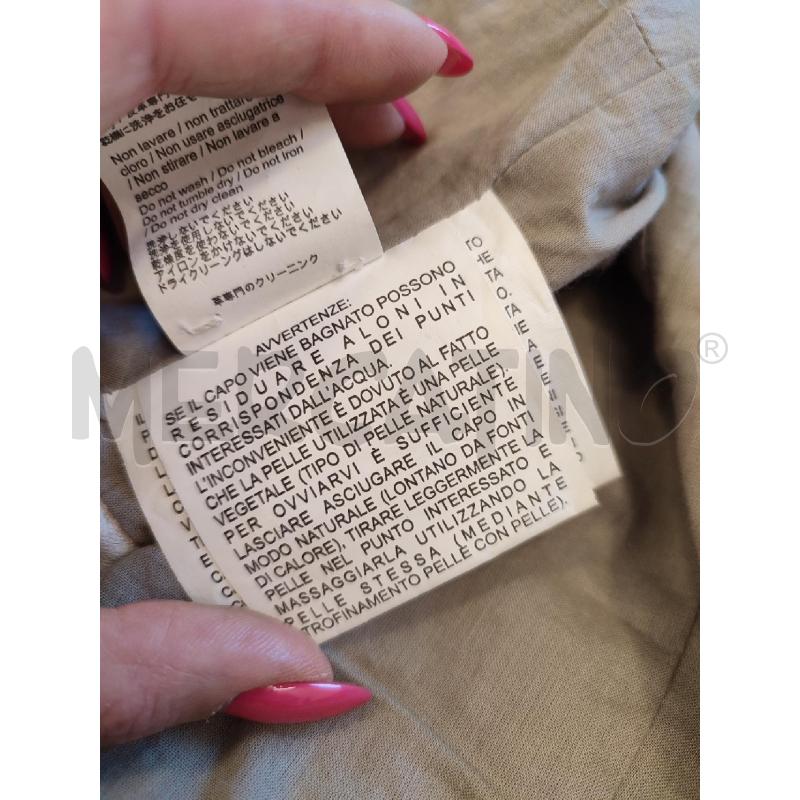 GIACCA DONNA BEIGE PELLE MOMONI | Mercatino dell'Usato Roma montemario 5