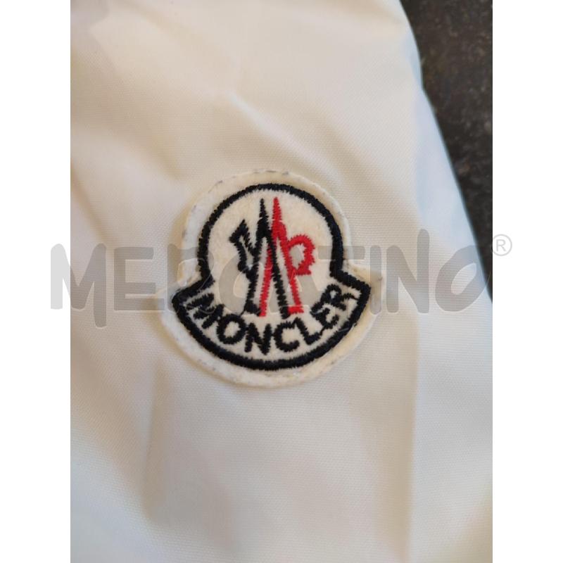 GIACCA DONNA BIANCA MONCLER RIGHE BLU  | Mercatino dell'Usato Roma montemario 3