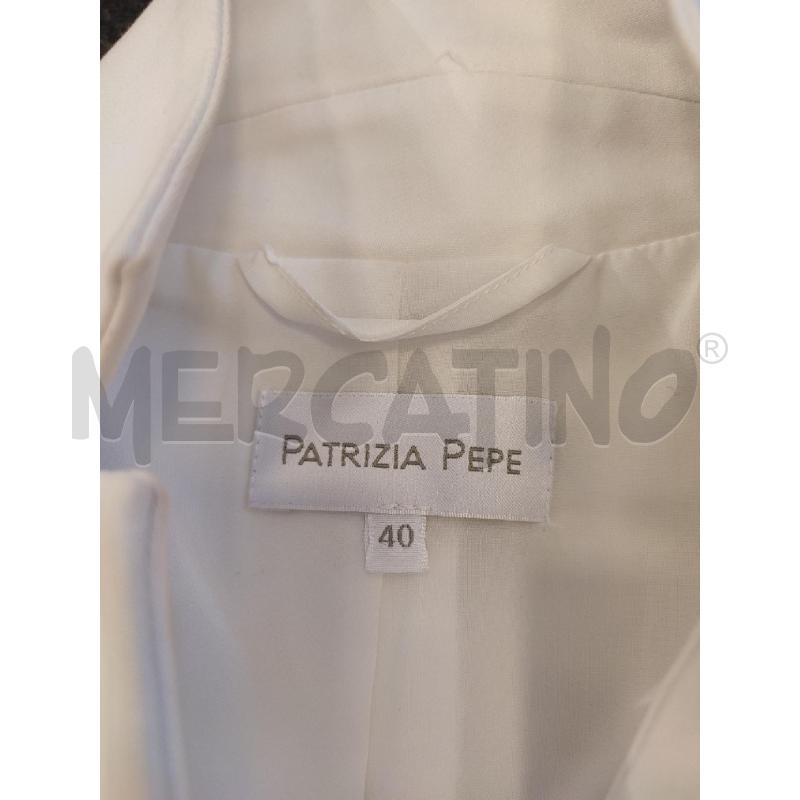 GIACCA DONNA BIANCA PATRIZIA PEPE | Mercatino dell'Usato Roma montemario 2