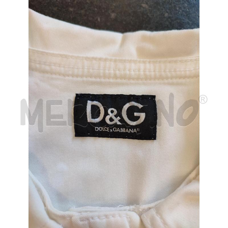 GIACCA DONNA BIANCO D&G | Mercatino dell'Usato Roma montemario 2