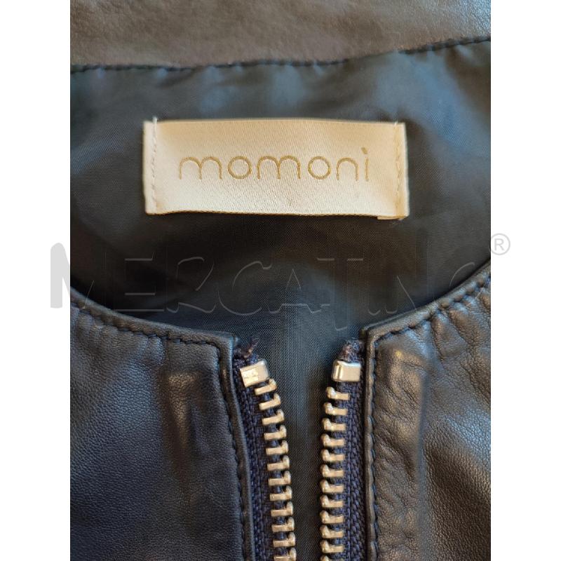 GIACCA DONNA BLU MOMONI PELLE | Mercatino dell'Usato Roma montemario 2