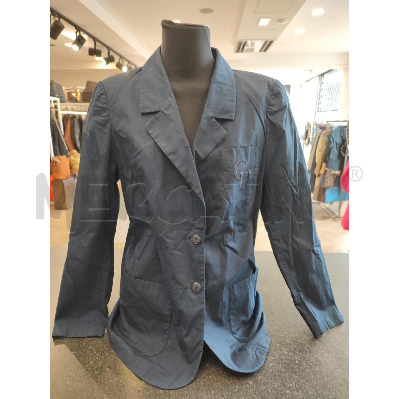GIACCA DONNA BLU  DIOR LETTRE RICAMATE | Mercatino dell'Usato Roma montemario 1
