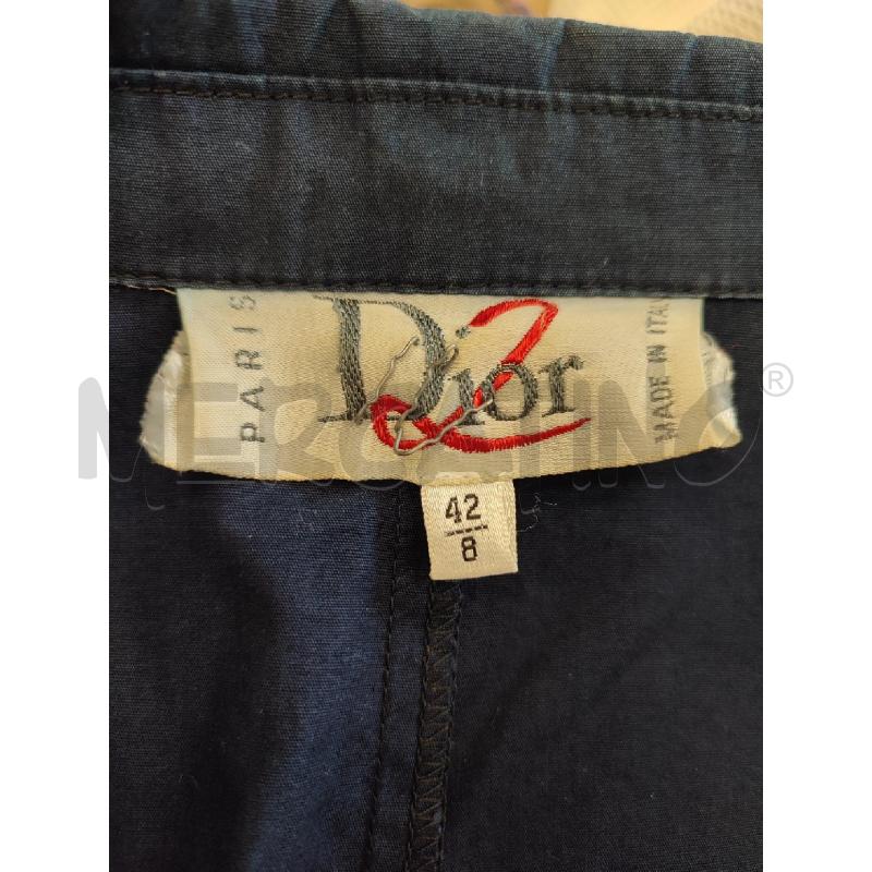 GIACCA DONNA BLU  DIOR LETTRE RICAMATE | Mercatino dell'Usato Roma montemario 3