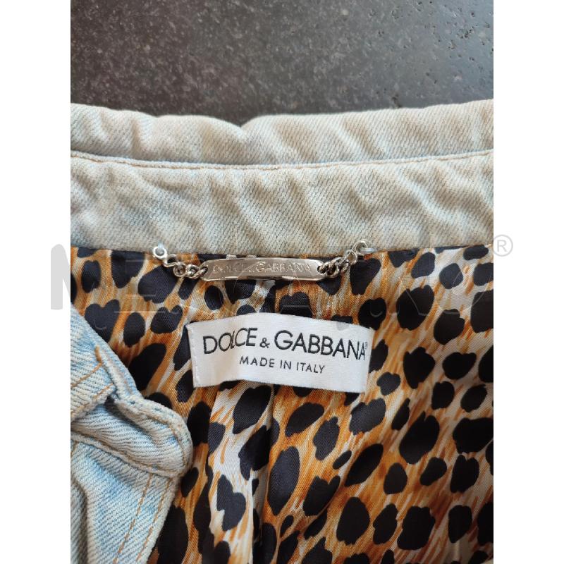 GIACCA DONNA CELSTE JEANS DOLCE&GABBANA INTERNO MACULATO | Mercatino dell'Usato Roma montemario 2