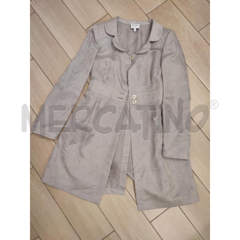 GIACCA DONNA GRIGIA ARMANI COLLEZIONI DECORI | Mercatino dell'Usato Roma montemario 1