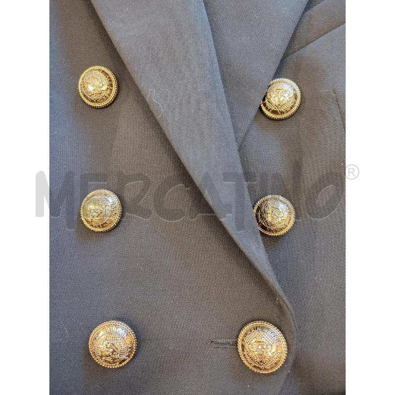 GIACCA DONNA NERA BALMAIN BOTT DORATI | Mercatino dell'Usato Roma montemario 2