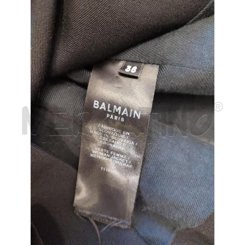 GIACCA DONNA NERA BALMAIN BOTT DORATI | Mercatino dell'Usato Roma montemario 4