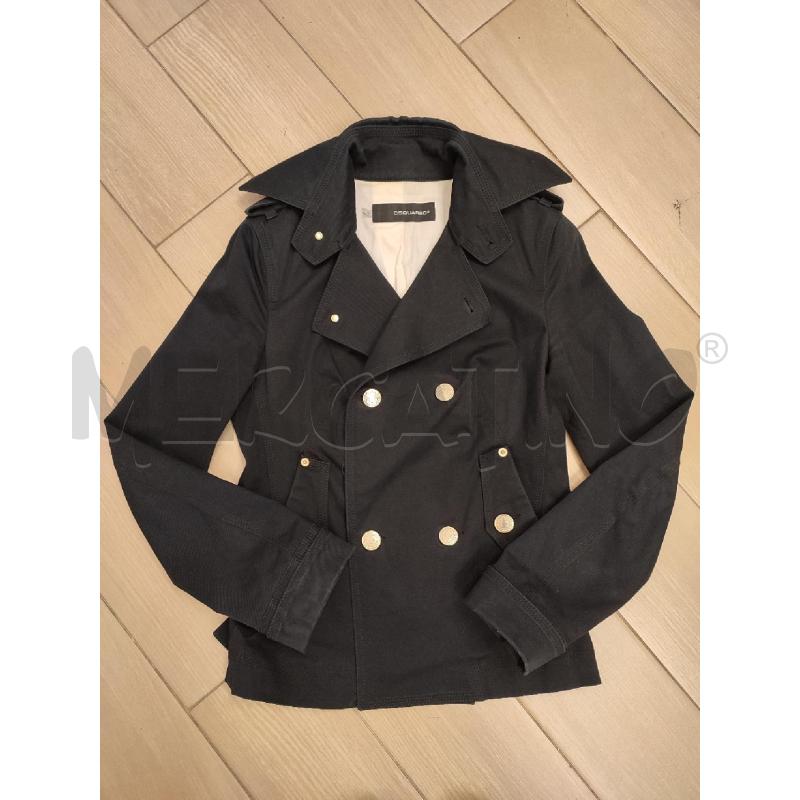 GIACCA DONNA NERA DSQUARED  | Mercatino dell'Usato Roma montemario 1