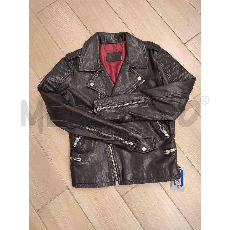 GIACCA DONNA NERA PELLE ROYROGERS | Mercatino dell'Usato Roma montemario 1
