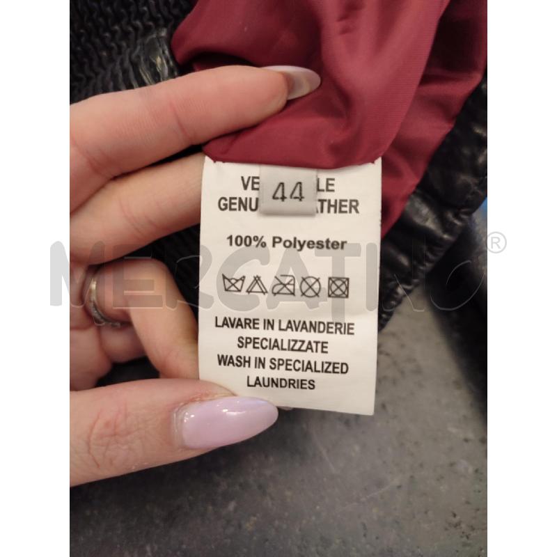 GIACCA DONNA NERA PELLE ROYROGERS | Mercatino dell'Usato Roma montemario 3