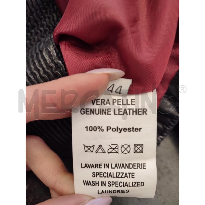 GIACCA DONNA NERA PELLE ROYROGERS | Mercatino dell'Usato Roma montemario 4