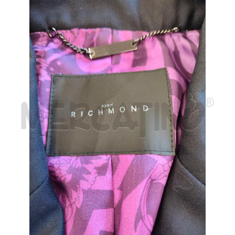 GIACCA DONNA NERA RICHMOND INT VIOLA | Mercatino dell'Usato Roma montemario 2