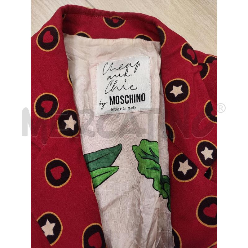 GIACCA DONNA ROSSA MOSCHINO STELLE | Mercatino dell'Usato Roma montemario 2