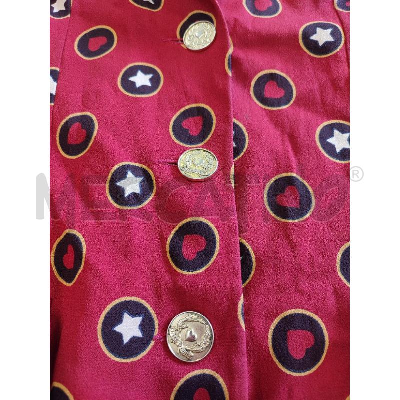 GIACCA DONNA ROSSA MOSCHINO STELLE | Mercatino dell'Usato Roma montemario 3