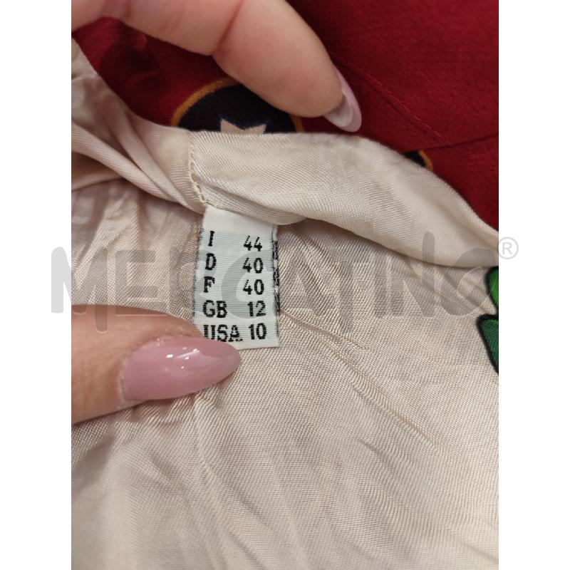 GIACCA DONNA ROSSA MOSCHINO STELLE | Mercatino dell'Usato Roma montemario 4