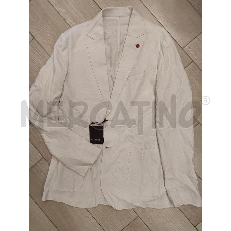 GIACCA UOMO BEIGE BRIATORE 55%LINO | Mercatino dell'Usato Roma montemario 1