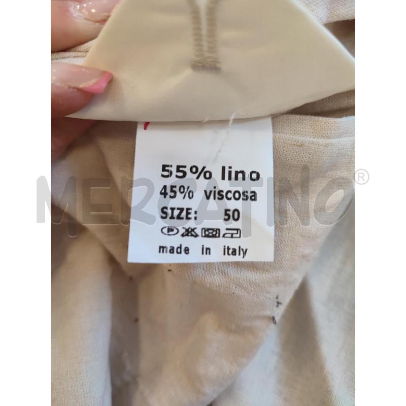 GIACCA UOMO BEIGE BRIATORE 55%LINO | Mercatino dell'Usato Roma montemario 3
