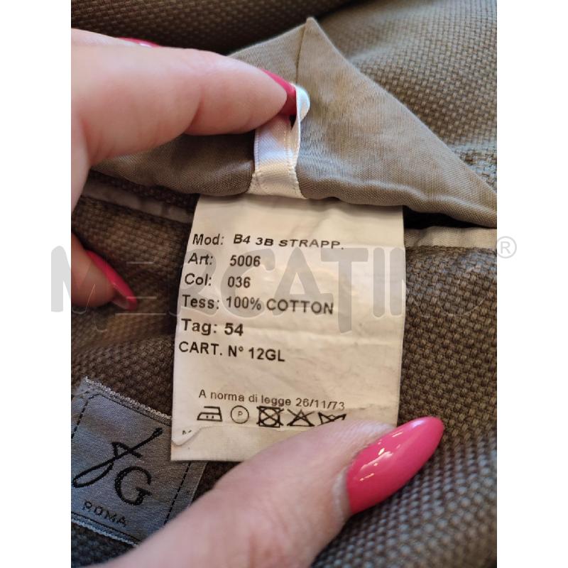 GIACCA UOMO BEIGE FLANELLA GRIGIA | Mercatino dell'Usato Roma montemario 3