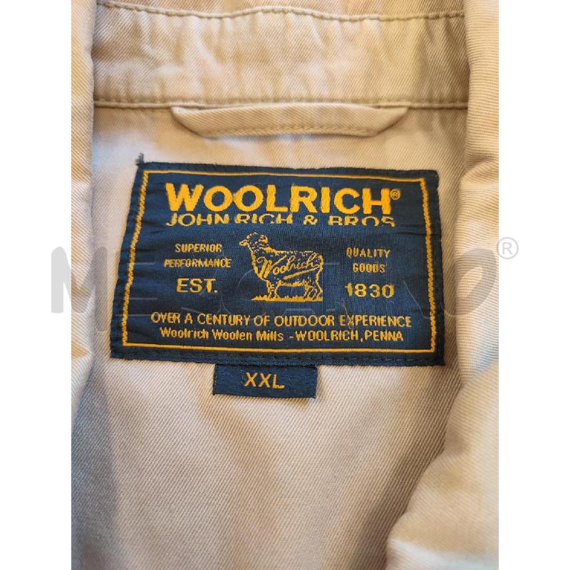 GIACCA UOMO BEIGE WOOLRICH LEGGERA | Mercatino dell'Usato Roma montemario 2