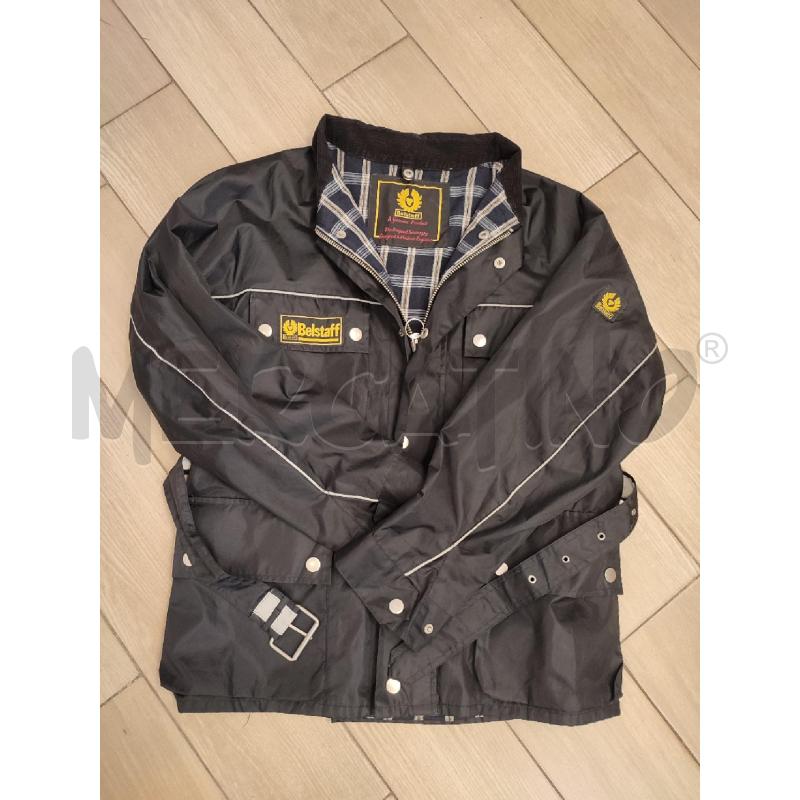GIACCA UOMO BELSTAFF NERA CINTURA | Mercatino dell'Usato Roma montemario 1