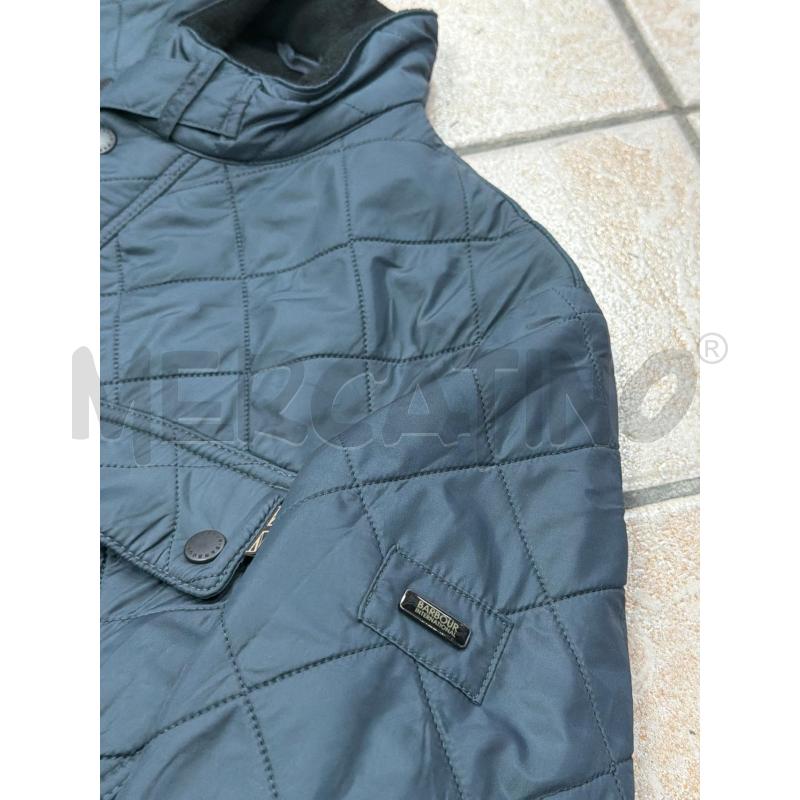 GIACCA UOMO BLU BARBOUR TRAPUNTATA | Mercatino dell'Usato Roma montemario 2