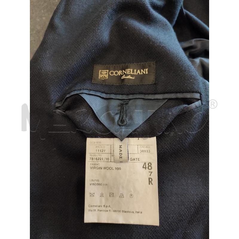 GIACCA UOMO BLU CORNELIANI PROFILI MARRONI | Mercatino dell'Usato Roma montemario 3