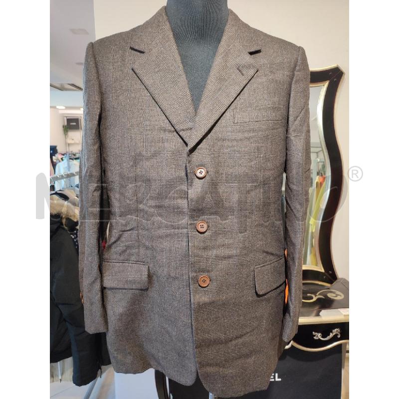 GIACCA UOMO MARRONE BURBERRY 3BOTT QUADRETTI | Mercatino dell'Usato Roma montemario 1